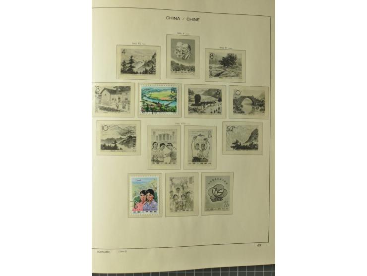 1949/78, postfrische und gestempelte Sammlung mit u.a. Mi.-Nr. 966-76 mit zwei 5er-Streifen, 977-1019, 1020-24 5er-Streifen, 