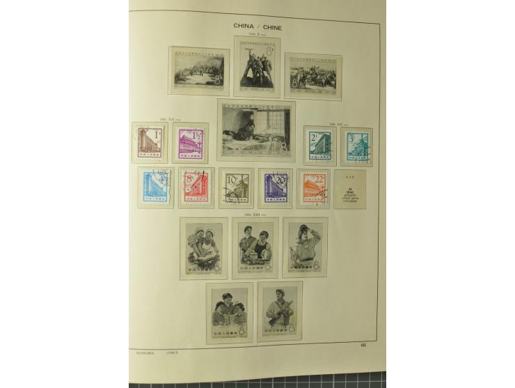1949/78, postfrische und gestempelte Sammlung mit u.a. Mi.-Nr. 966-76 mit zwei 5er-Streifen, 977-1019, 1020-24 5er-Streifen, 