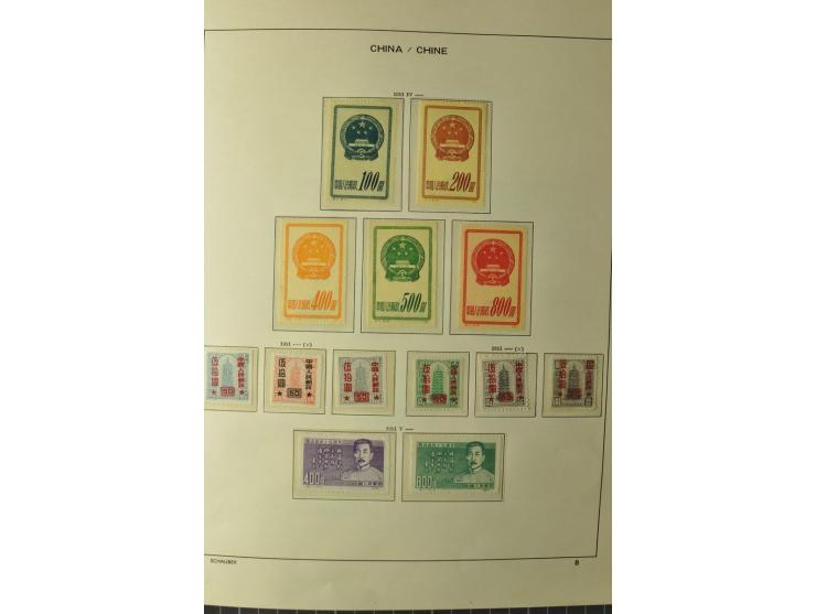 1949/78, postfrische und gestempelte Sammlung mit u.a. Mi.-Nr. 966-76 mit zwei 5er-Streifen, 977-1019, 1020-24 5er-Streifen, 
