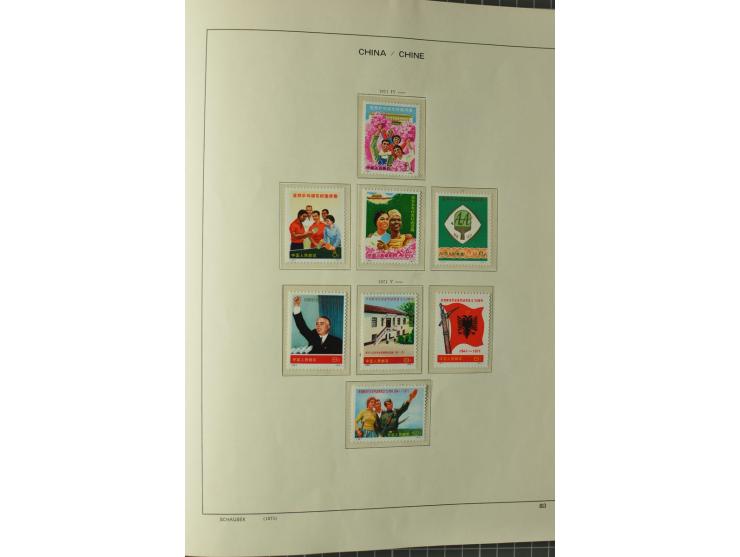 1949/78, postfrische und gestempelte Sammlung mit u.a. Mi.-Nr. 966-76 mit zwei 5er-Streifen, 977-1019, 1020-24 5er-Streifen, 