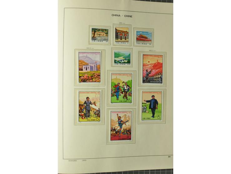 1949/78, postfrische und gestempelte Sammlung mit u.a. Mi.-Nr. 966-76 mit zwei 5er-Streifen, 977-1019, 1020-24 5er-Streifen, 