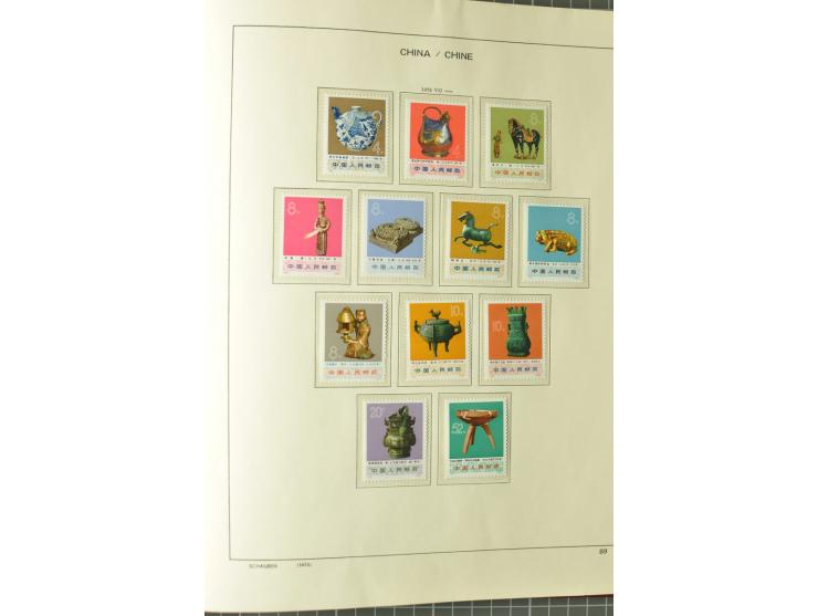 1949/78, postfrische und gestempelte Sammlung mit u.a. Mi.-Nr. 966-76 mit zwei 5er-Streifen, 977-1019, 1020-24 5er-Streifen, 