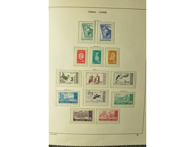 1949/78, postfrische und gestempelte Sammlung mit u.a. Mi.-Nr. 966-76 mit zwei 5er-Streifen, 977-1019, 1020-24 5er-Streifen, 