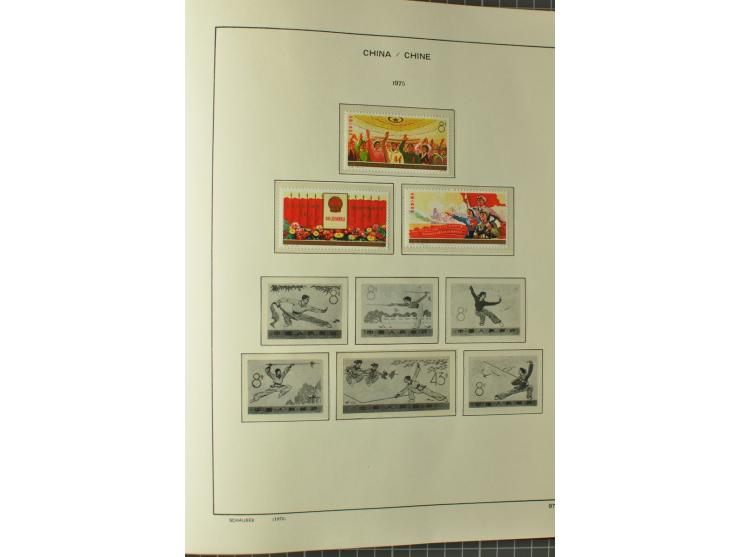 1949/78, postfrische und gestempelte Sammlung mit u.a. Mi.-Nr. 966-76 mit zwei 5er-Streifen, 977-1019, 1020-24 5er-Streifen, 