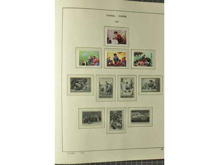 1949/78, postfrische und gestempelte Sammlung mit u.a. Mi.-Nr. 966-76 mit zwei 5er-Streifen, 977-1019, 1020-24 5er-Streifen, 