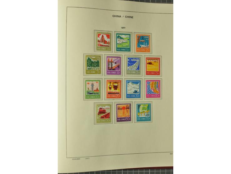 1949/78, postfrische und gestempelte Sammlung mit u.a. Mi.-Nr. 966-76 mit zwei 5er-Streifen, 977-1019, 1020-24 5er-Streifen, 