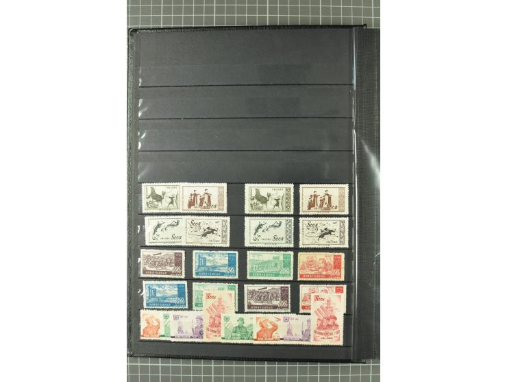 1949/2011, postfrischer, ungebrauchter und gestempelter Posten mit Doubletten, dabei Provinzen, einige ältere Ausgaben, etwas
