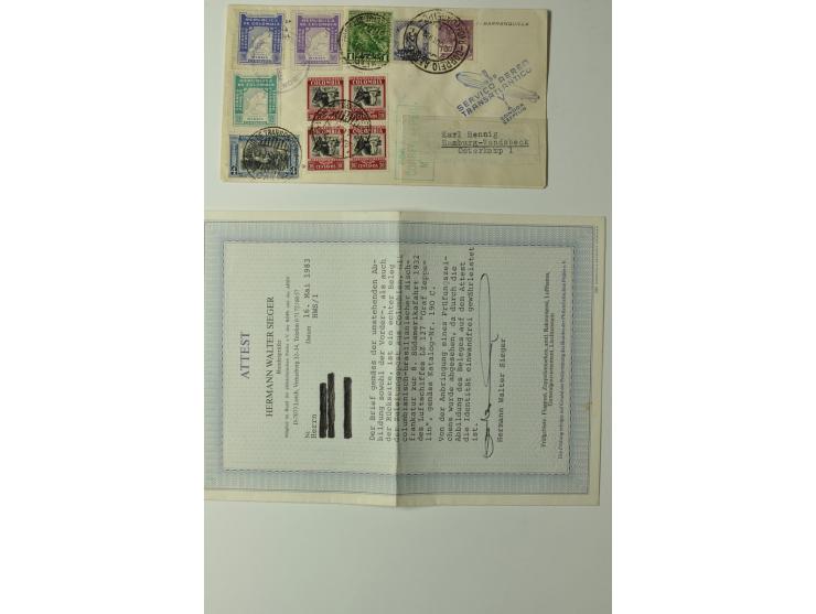 1919/32 (ca.), 23 Flugpostbriefe und -Ganzsachen, meist SCADTA, dabei Kolumbien 264 auf Brief, dazu einige lose Marken