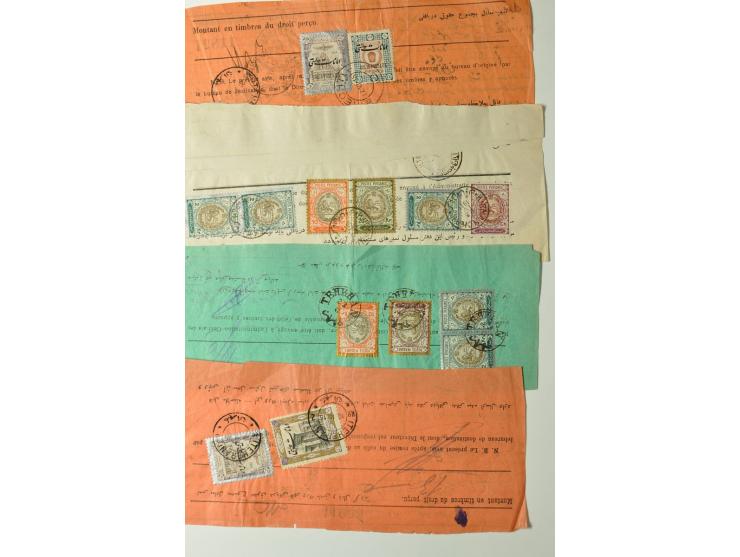 1876/1915, 49 Briefe und 7 Barnamehs, dabei viele interessante Frankaturen, bessere Stempel, diverse teils seltene Zensuren, 
