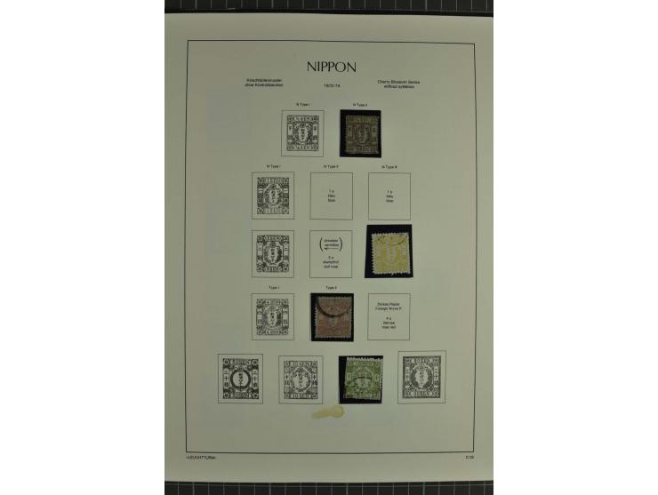 1871/1945, überwiegend gestempelte kleine Sammlung, dabei Fälschungen, dazu Doubletten bis in die Moderne