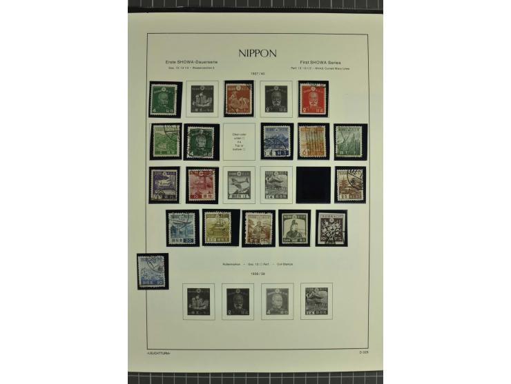 1871/1945, überwiegend gestempelte kleine Sammlung, dabei Fälschungen, dazu Doubletten bis in die Moderne