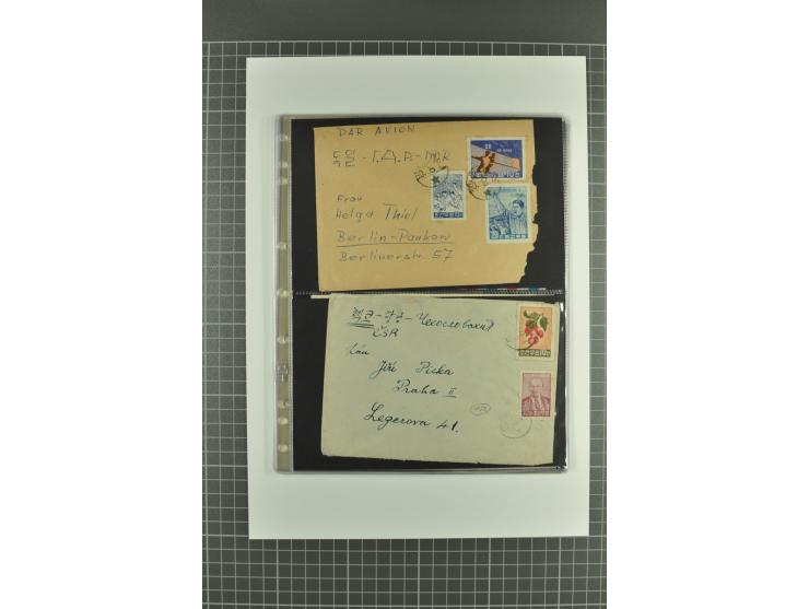 1957/87, Partie Briefe und Karten, meist nach Europa gelaufen
