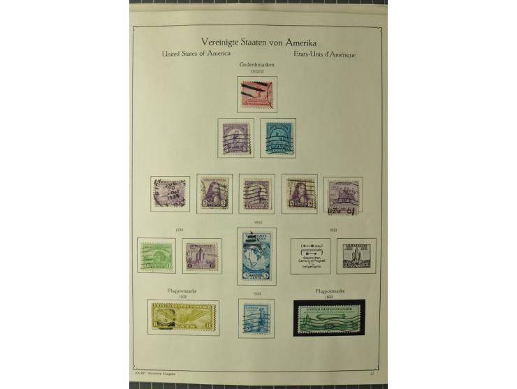1847/1960 (ca.), ungebrauchte und gestempelte, später teils auch postfrische Sammlung, dabei u.a. Columbus bis auf 4$ komplet