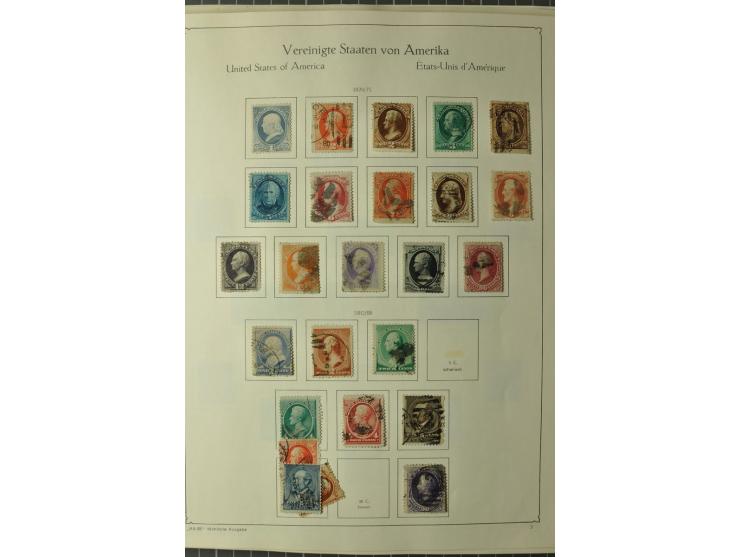 1847/1960 (ca.), ungebrauchte und gestempelte, später teils auch postfrische Sammlung, dabei u.a. Columbus bis auf 4$ komplet