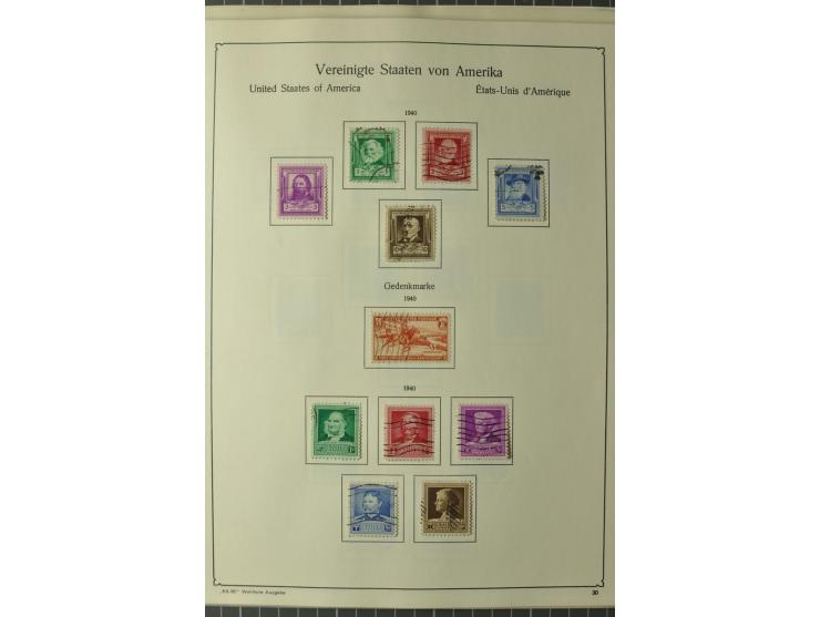 1847/1960 (ca.), ungebrauchte und gestempelte, später teils auch postfrische Sammlung, dabei u.a. Columbus bis auf 4$ komplet