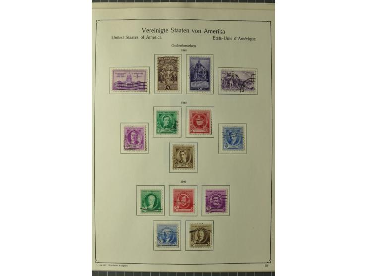 1847/1960 (ca.), ungebrauchte und gestempelte, später teils auch postfrische Sammlung, dabei u.a. Columbus bis auf 4$ komplet