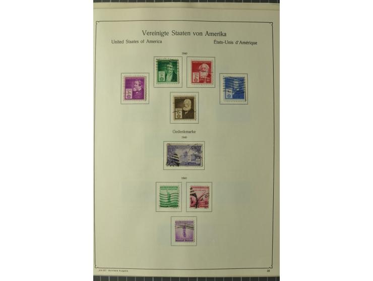 1847/1960 (ca.), ungebrauchte und gestempelte, später teils auch postfrische Sammlung, dabei u.a. Columbus bis auf 4$ komplet