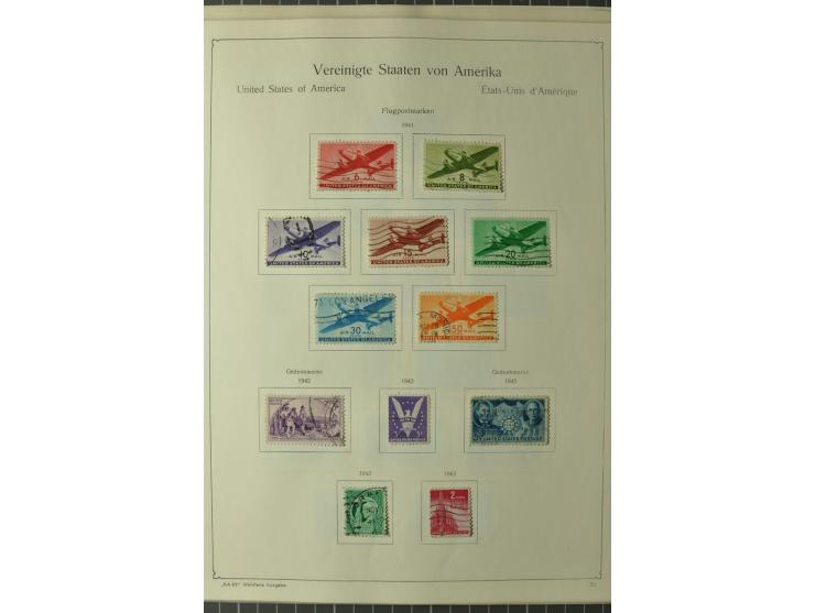 1847/1960 (ca.), ungebrauchte und gestempelte, später teils auch postfrische Sammlung, dabei u.a. Columbus bis auf 4$ komplet