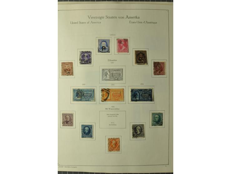 1847/1960 (ca.), ungebrauchte und gestempelte, später teils auch postfrische Sammlung, dabei u.a. Columbus bis auf 4$ komplet
