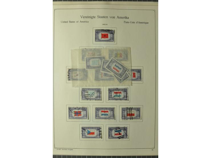 1847/1960 (ca.), ungebrauchte und gestempelte, später teils auch postfrische Sammlung, dabei u.a. Columbus bis auf 4$ komplet