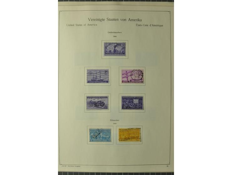 1847/1960 (ca.), ungebrauchte und gestempelte, später teils auch postfrische Sammlung, dabei u.a. Columbus bis auf 4$ komplet