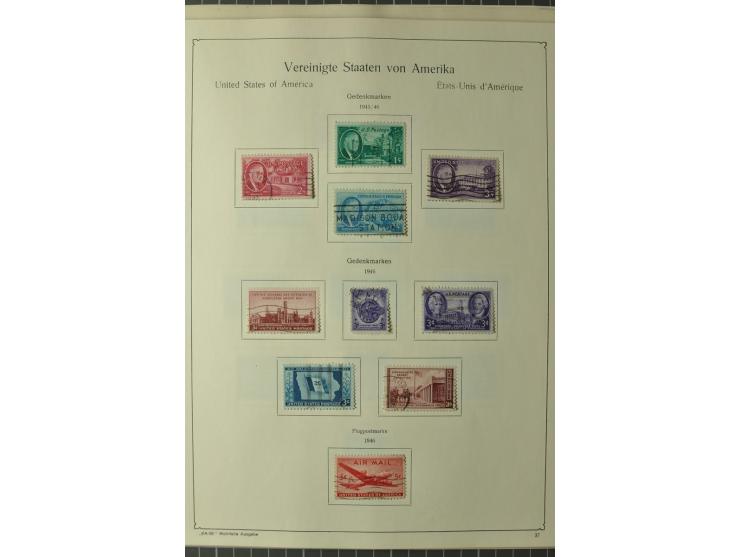 1847/1960 (ca.), ungebrauchte und gestempelte, später teils auch postfrische Sammlung, dabei u.a. Columbus bis auf 4$ komplet