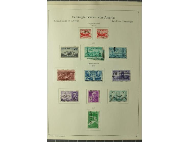 1847/1960 (ca.), ungebrauchte und gestempelte, später teils auch postfrische Sammlung, dabei u.a. Columbus bis auf 4$ komplet