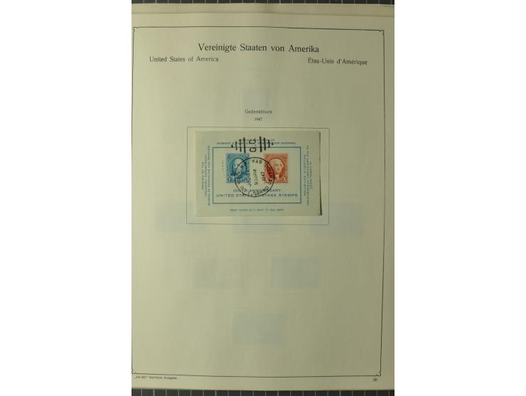 1847/1960 (ca.), ungebrauchte und gestempelte, später teils auch postfrische Sammlung, dabei u.a. Columbus bis auf 4$ komplet