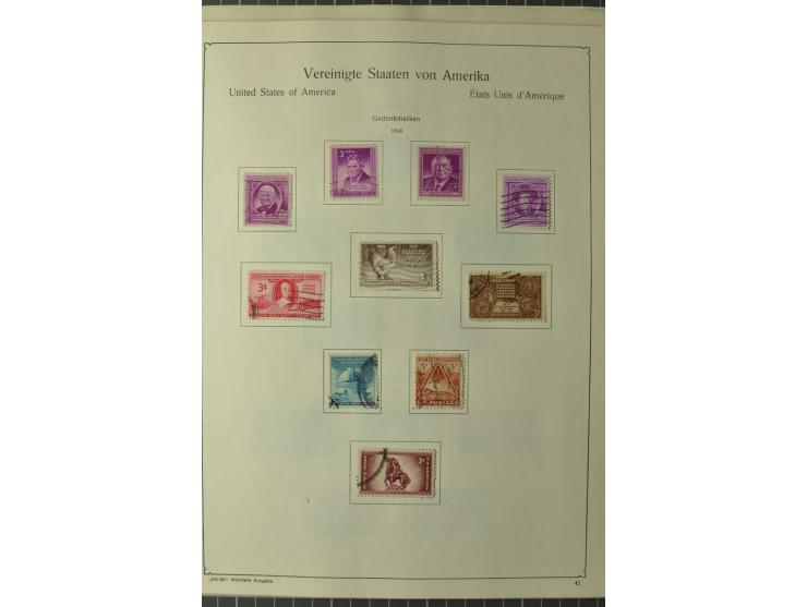 1847/1960 (ca.), ungebrauchte und gestempelte, später teils auch postfrische Sammlung, dabei u.a. Columbus bis auf 4$ komplet