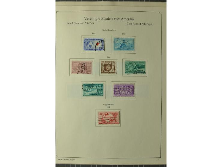 1847/1960 (ca.), ungebrauchte und gestempelte, später teils auch postfrische Sammlung, dabei u.a. Columbus bis auf 4$ komplet