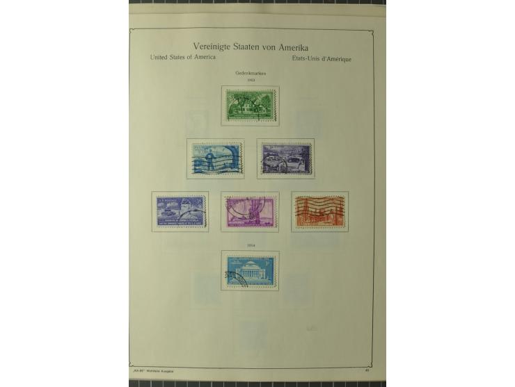 1847/1960 (ca.), ungebrauchte und gestempelte, später teils auch postfrische Sammlung, dabei u.a. Columbus bis auf 4$ komplet