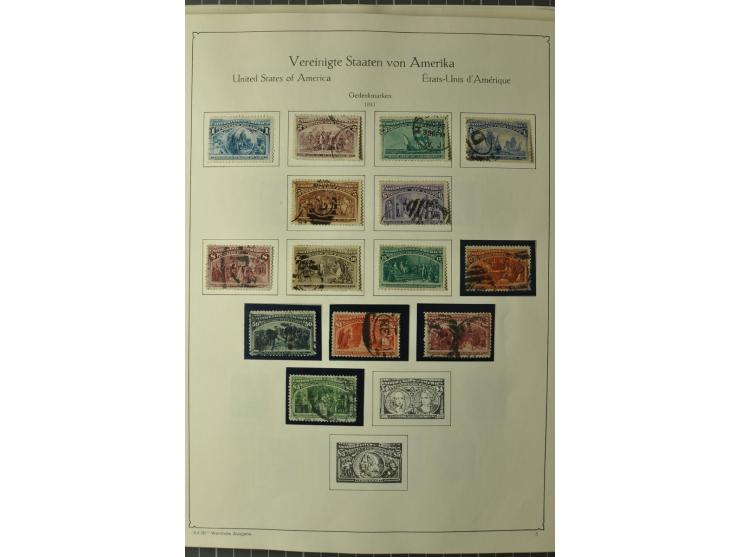 1847/1960 (ca.), ungebrauchte und gestempelte, später teils auch postfrische Sammlung, dabei u.a. Columbus bis auf 4$ komplet
