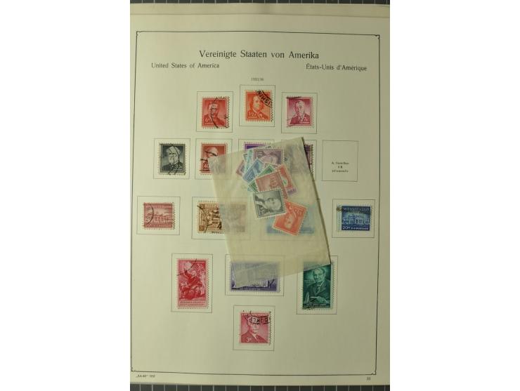 1847/1960 (ca.), ungebrauchte und gestempelte, später teils auch postfrische Sammlung, dabei u.a. Columbus bis auf 4$ komplet