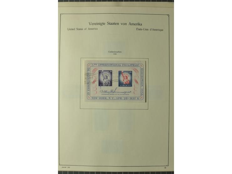 1847/1960 (ca.), ungebrauchte und gestempelte, später teils auch postfrische Sammlung, dabei u.a. Columbus bis auf 4$ komplet