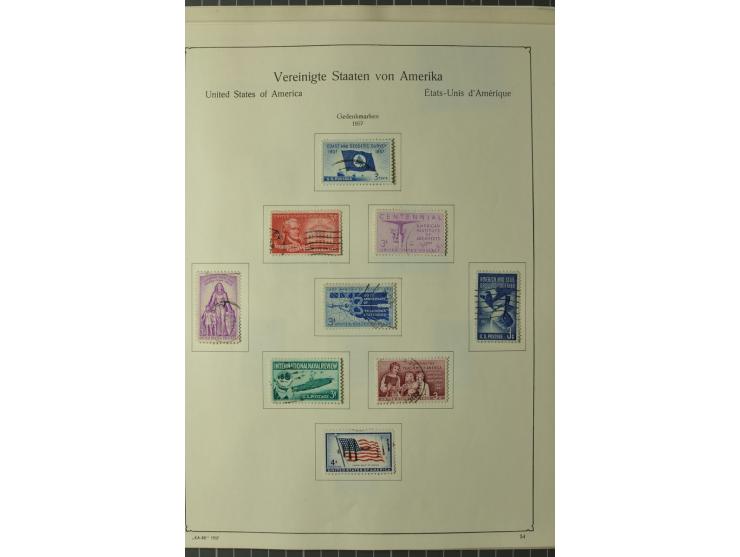 1847/1960 (ca.), ungebrauchte und gestempelte, später teils auch postfrische Sammlung, dabei u.a. Columbus bis auf 4$ komplet