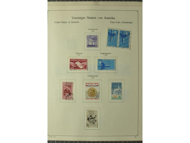 1847/1960 (ca.), ungebrauchte und gestempelte, später teils auch postfrische Sammlung, dabei u.a. Columbus bis auf 4$ komplet