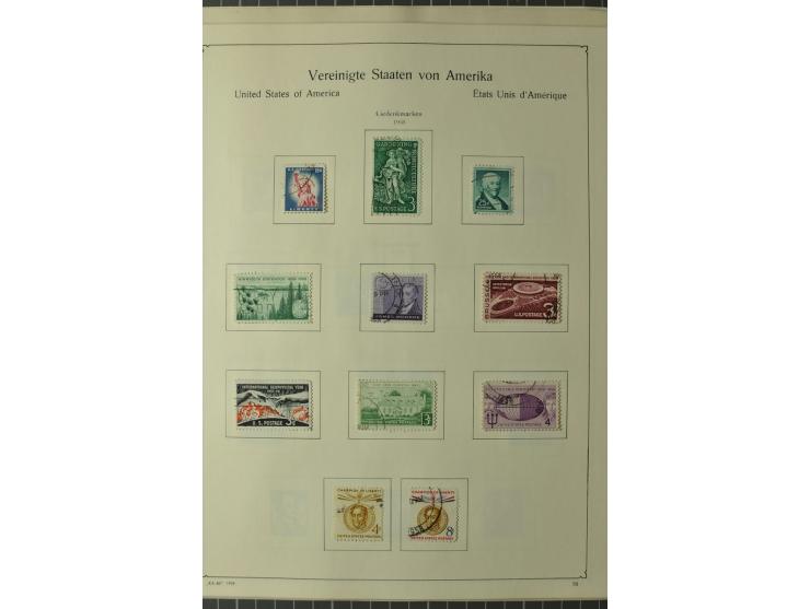 1847/1960 (ca.), ungebrauchte und gestempelte, später teils auch postfrische Sammlung, dabei u.a. Columbus bis auf 4$ komplet
