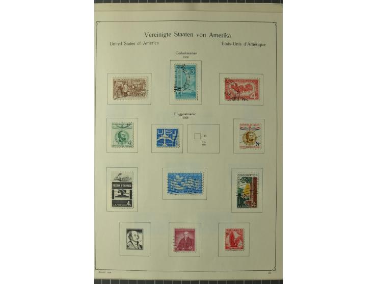 1847/1960 (ca.), ungebrauchte und gestempelte, später teils auch postfrische Sammlung, dabei u.a. Columbus bis auf 4$ komplet
