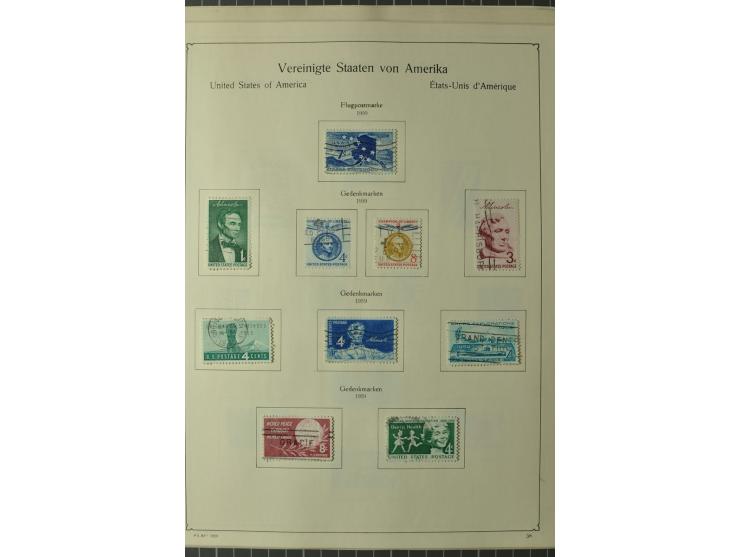 1847/1960 (ca.), ungebrauchte und gestempelte, später teils auch postfrische Sammlung, dabei u.a. Columbus bis auf 4$ komplet