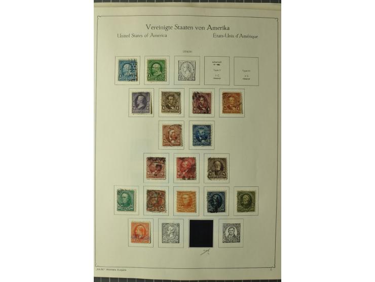 1847/1960 (ca.), ungebrauchte und gestempelte, später teils auch postfrische Sammlung, dabei u.a. Columbus bis auf 4$ komplet
