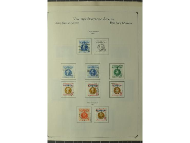 1847/1960 (ca.), ungebrauchte und gestempelte, später teils auch postfrische Sammlung, dabei u.a. Columbus bis auf 4$ komplet