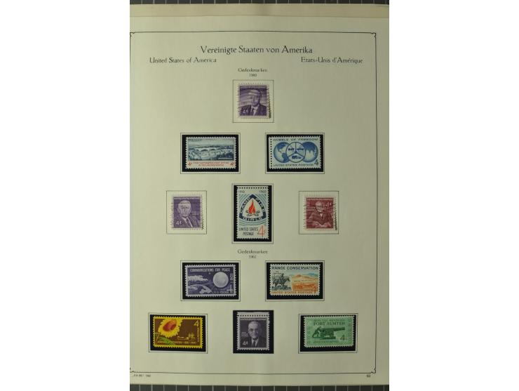 1847/1960 (ca.), ungebrauchte und gestempelte, später teils auch postfrische Sammlung, dabei u.a. Columbus bis auf 4$ komplet