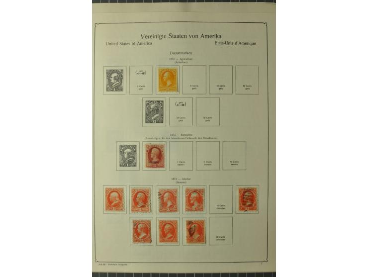 1847/1960 (ca.), ungebrauchte und gestempelte, später teils auch postfrische Sammlung, dabei u.a. Columbus bis auf 4$ komplet
