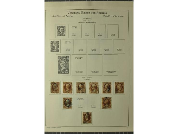 1847/1960 (ca.), ungebrauchte und gestempelte, später teils auch postfrische Sammlung, dabei u.a. Columbus bis auf 4$ komplet