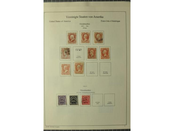 1847/1960 (ca.), ungebrauchte und gestempelte, später teils auch postfrische Sammlung, dabei u.a. Columbus bis auf 4$ komplet