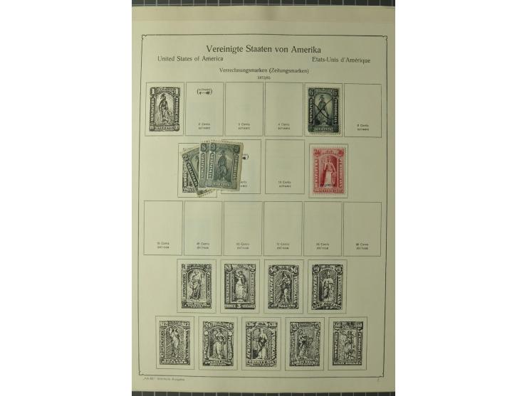 1847/1960 (ca.), ungebrauchte und gestempelte, später teils auch postfrische Sammlung, dabei u.a. Columbus bis auf 4$ komplet