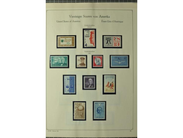 1847/1960 (ca.), ungebrauchte und gestempelte, später teils auch postfrische Sammlung, dabei u.a. Columbus bis auf 4$ komplet