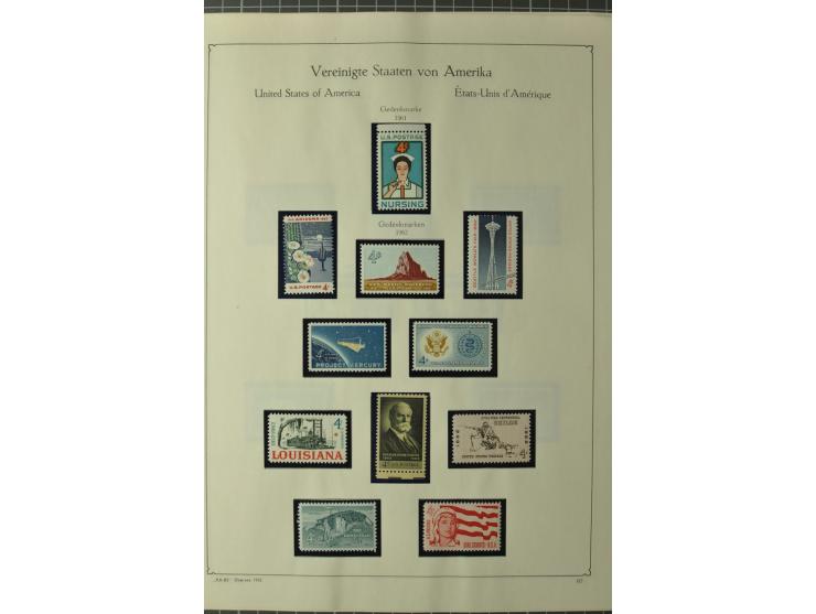 1847/1960 (ca.), ungebrauchte und gestempelte, später teils auch postfrische Sammlung, dabei u.a. Columbus bis auf 4$ komplet