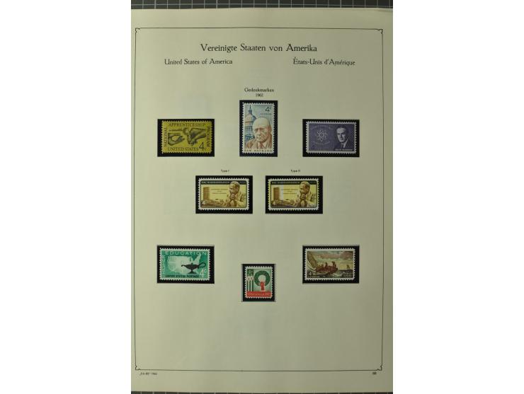 1847/1960 (ca.), ungebrauchte und gestempelte, später teils auch postfrische Sammlung, dabei u.a. Columbus bis auf 4$ komplet
