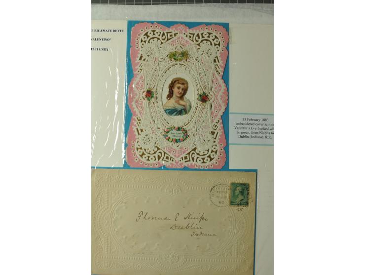1847/83, aufgezogene Sammlung von 1 unfrankiertem und 12 frankierten Briefen, dabei Mi.-Nr. 1+2 je als Einzelfrankatur, Zierb